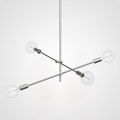 Люстра LF Studio Cliff Pendant 4 Chrome ImperiumLoft 189696-22