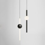 Подвесной светильник broom ORION GLOBE LIGHT Black D L910 ImperiumLoft 189785-22