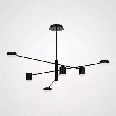 Люстра MOTVIKT Black 6 ImperiumLoft 189814-26