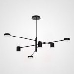 Люстра MOTVIKT Black 6 ImperiumLoft 189814-26