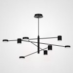 Люстра MOTVIKT Black 8 ImperiumLoft 189815-26