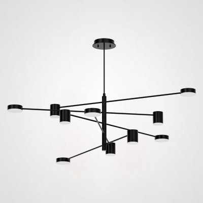 Люстра MOTVIKT Black 10 ImperiumLoft 189820-26