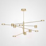 Люстра MOTVIKT Gold 10 ImperiumLoft 189821-26