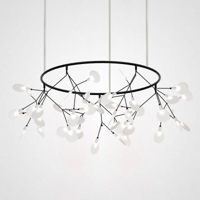 Люстра Mi Heracleum The Big O 80 Black ImperiumLoft 189830-22