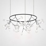 Люстра Mi Heracleum The Big O 80 Black ImperiumLoft 189830-22