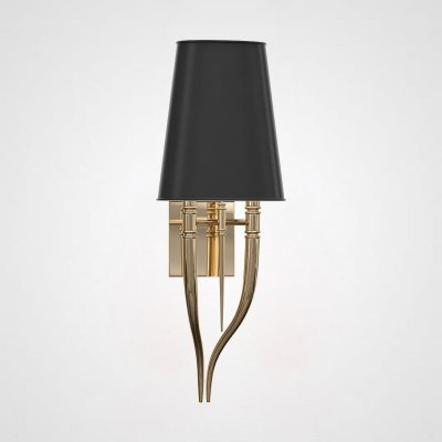 Настенный светильник Crystal Light Brunilde Ipe Cavalli H72 Gold/Black ImperiumLoft 189865-22 Настенный светильник Crystal Light Brunilde Ipe Cavalli H72 Gold/Black ImperiumLoft 189865-22