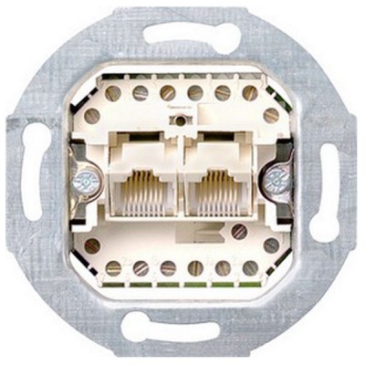 Gira Мех Розетка ТЛФ 2-ая наклонная (Rutenbeck) (G19000)