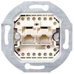 Gira Мех Розетка ТЛФ 2-ая наклонная (Rutenbeck) (G19000)