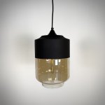 Подвесной светильник NORD A D18 Black/Amber ImperiumLoft 190488-26