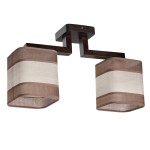 Светильник ЭММА 2хЕ27х60Вт венге  191-43-22