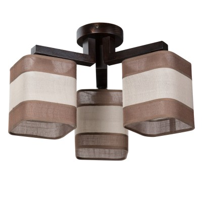 Светильник ЭММА 3хЕ27х60Вт венге 191-43-23