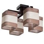 Светильник ЭММА 4хЕ27х60Вт венге  191-43-24