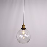 Подвесной светильник Loft Clear Glass Sphere Cloche ImperiumLoft 191634-22