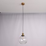 Подвесной светильник Loft Clear Glass Sphere Cloche ImperiumLoft 191634-22