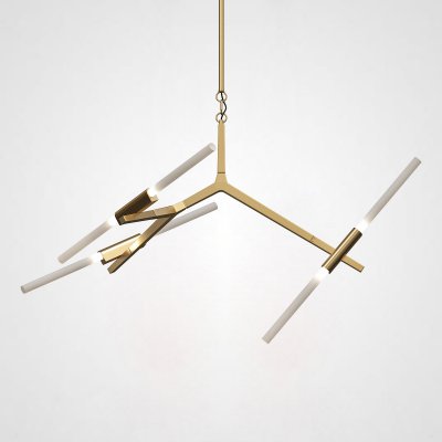 Люстра Агнес Chandelier Summer 6 Gold ImperiumLoft 191640-22 Люстра Агнес Chandelier Summer 6 Gold ImperiumLoft 191640-22