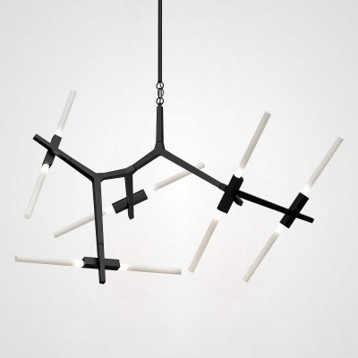 Люстра Агнес Chandelier Summer 10 Black ImperiumLoft 191646-22 Люстра Агнес Chandelier Summer 10 Black ImperiumLoft 191646-22