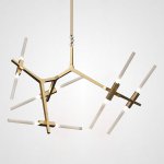 Люстра Агнес Chandelier Summer 10 Gold ImperiumLoft 191647-22