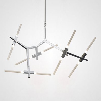Люстра Агнес Chandelier Summer 10 Silver ImperiumLoft 191648-22