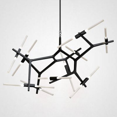 Люстра Агнес Chandelier Summer 20 Black ImperiumLoft 191654-22