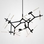Люстра Агнес Chandelier Summer 20 Black ImperiumLoft 191654-22