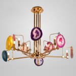 Люстра на штанге AGATE 4 Multicolored 10 ImperiumLoft 191794-26