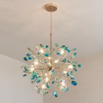 Люстра на штанге AGATE 8 Blue 18 ImperiumLoft 191802-26