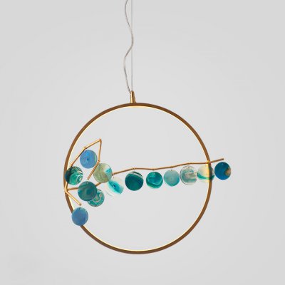 Подвесной светильник Mi round D33 Green ImperiumLoft 191811-26