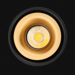 Потолочный светильник AGENDA black+gold 10W ImperiumLoft 191830-26