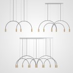 Подвесная люстра Volta Studio Bronze 4 ImperiumLoft 191851-26