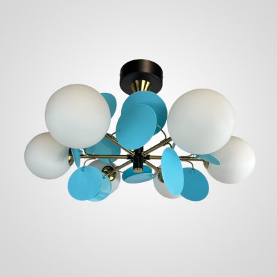 Люстра на штанге MATISSE BLUE D55 ImperiumLoft 191900-26