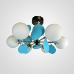Люстра на штанге MATISSE BLUE D55 ImperiumLoft 191900-26