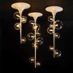 Потолочный светильник на вертикальной стойке IONA LINE White 7 ImperiumLoft 191922-26