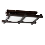 Светильник потолочный ДИНА 2хЕ27х40Вт венге 192-41-22