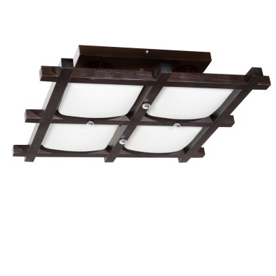 Светильник потолочный ДИНА 4хЕ27х40Вт венге 192-41-24