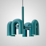 Подвесная люстра FANNY 8 Green ImperiumLoft 192007-23