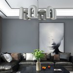 Подвесная люстра FANNY 12 Grey ImperiumLoft 192009-23