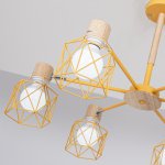 Потолочная люстра CORF B3 Yellow 6 lamps ImperiumLoft 192773-26
