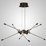 Подвесная люстра VALA L8 Black ImperiumLoft 192794-23