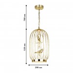 Люстра с птичкой в клетке Favourite Chick 1928-2P