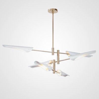 Люстра Cross cable no 407 D145 6 lights White ImperiumLoft 192821-26