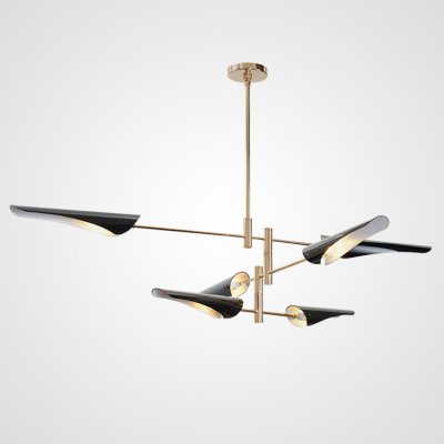 Люстра Cross cable no 407 D145 6 lights Black ImperiumLoft 192822-26