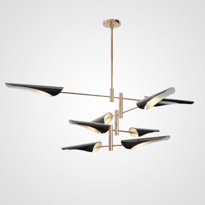 Люстра Cross cable no 407 D165 8 lights Black ImperiumLoft 192823-26