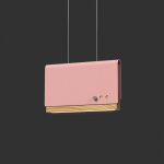 Светодиодный подвесной светильник BOOK 2 H15*25 Pink ImperiumLoft 192833-26