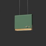 Светодиодный подвесной светильник BOOK 2 H17*21 Green ImperiumLoft 192837-26