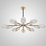 Потолочная люстра LORAINE L8 Brass Black ImperiumLoft 192893-23