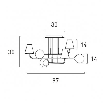 Подвесной светильник MIRAMAR ImperiumLoft 192902-23