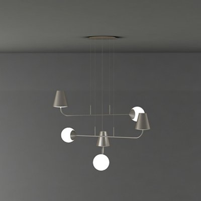 Подвесная люстра MONIKA Nickel ImperiumLoft 192905-23