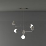 Подвесная люстра MONIKA Nickel ImperiumLoft 192905-23