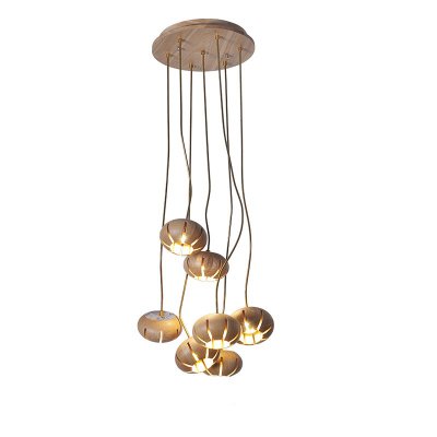 Дизайнерская люстра CAPSULES D30 Light wood ImperiumLoft 192921-26