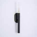 Бра Rousseau Small Bath Sconce Black ImperiumLoft 192924-22